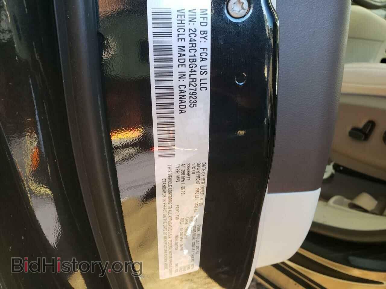 2020 CHRYSLER PACIFICA - VIN: 2C4RC1BG4LR279235 - Photo 10