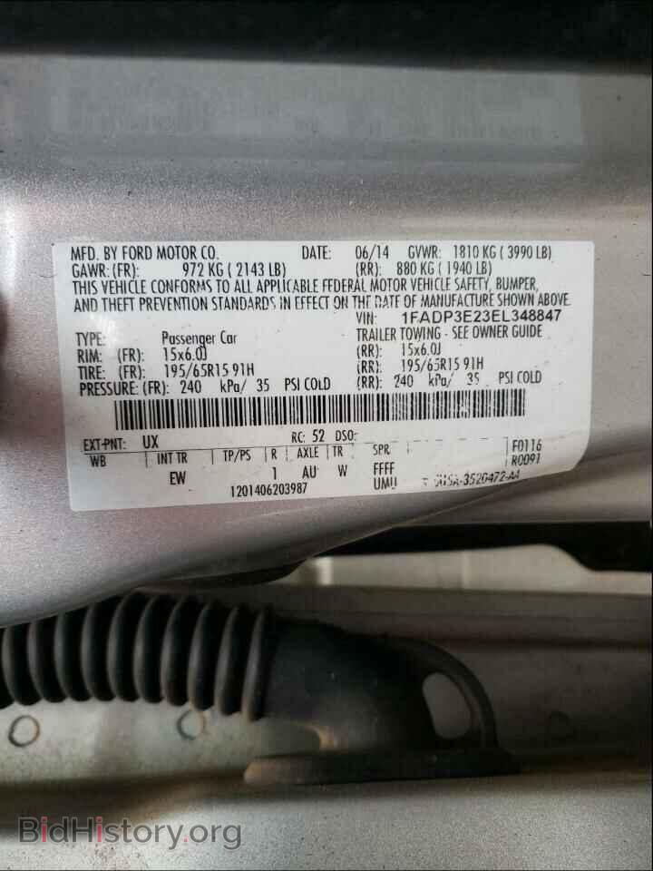 2014 FORD FOCUS - VIN: 1FADP3E23EL348847 - Photo 10