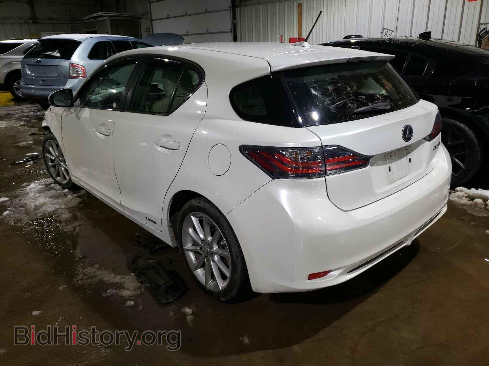2012 LEXUS CT 200 - VIN: JTHKD5BH5C2072803 - Фото 3