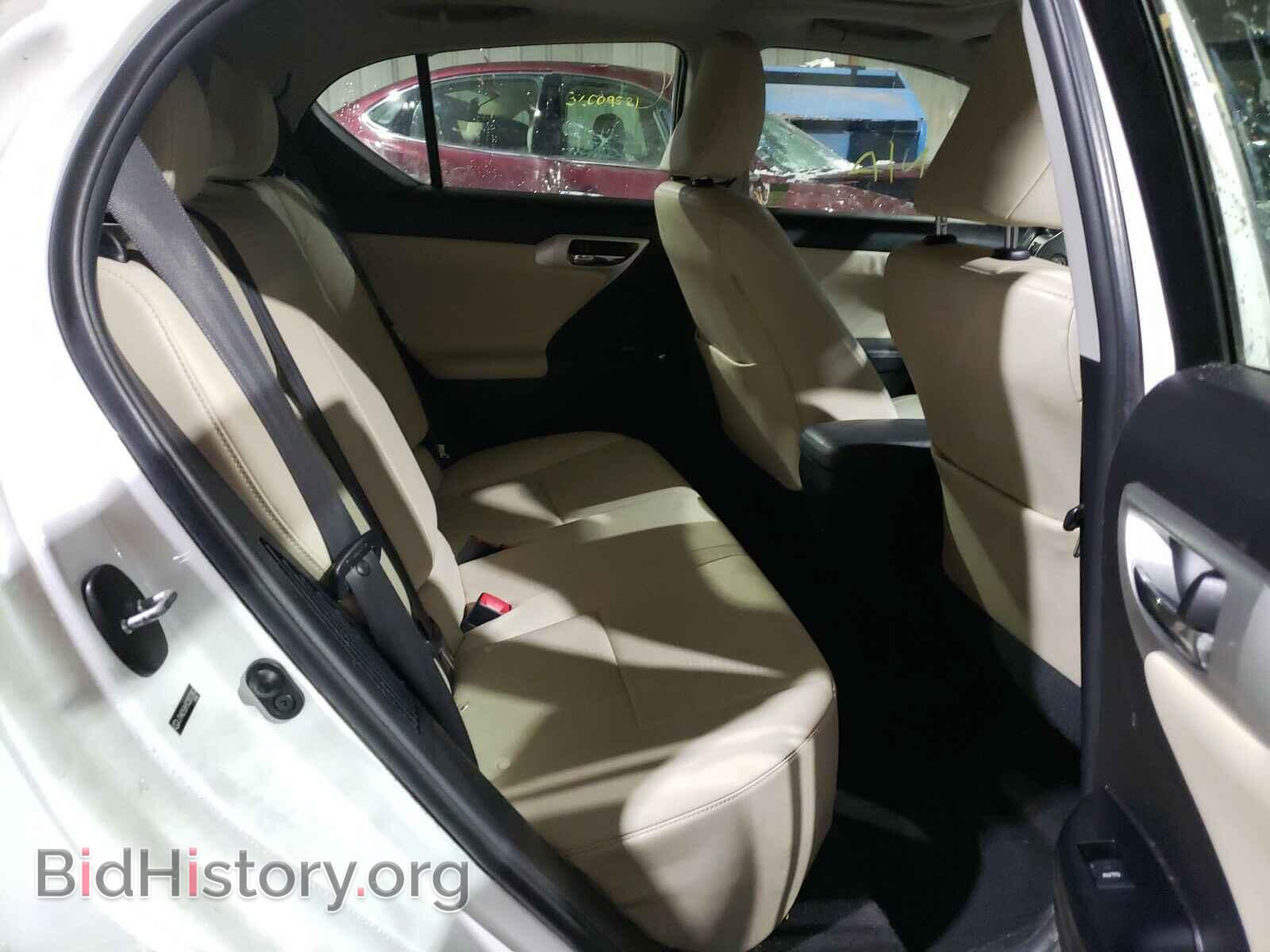 2012 LEXUS CT 200 - VIN: JTHKD5BH5C2072803 - Фото 6