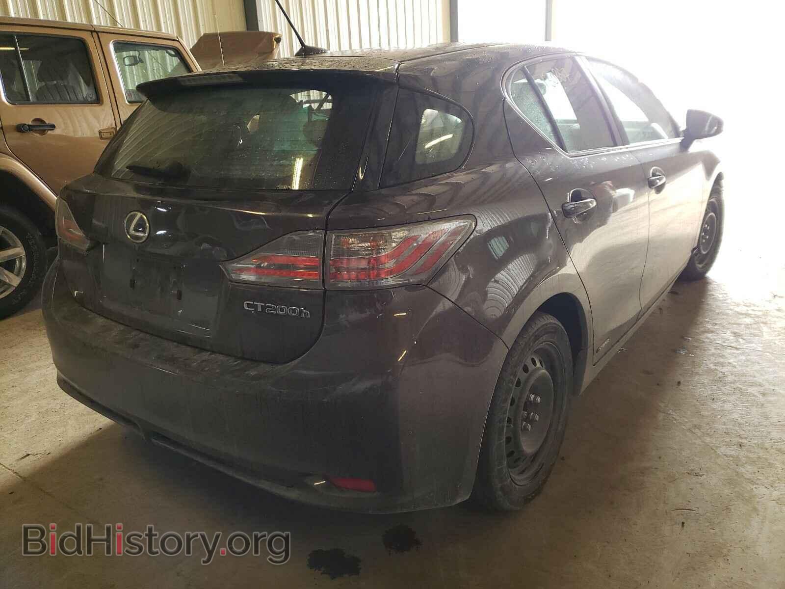2013 LEXUS CT 200 - VIN: JTHKD5BH4D2133172 - Фото 4