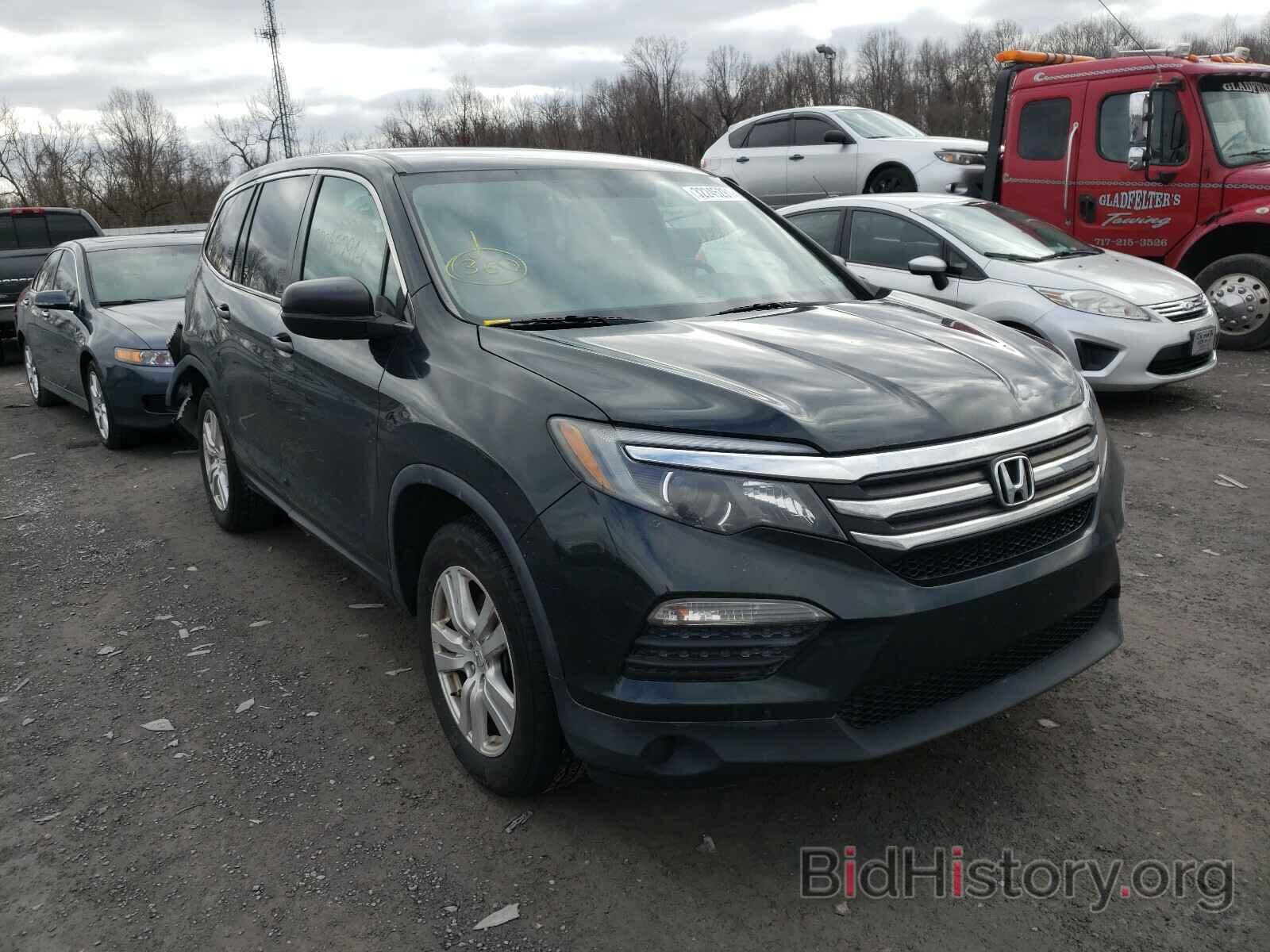 Photo 5FNYF6H14GB010737 - HONDA PILOT 2016