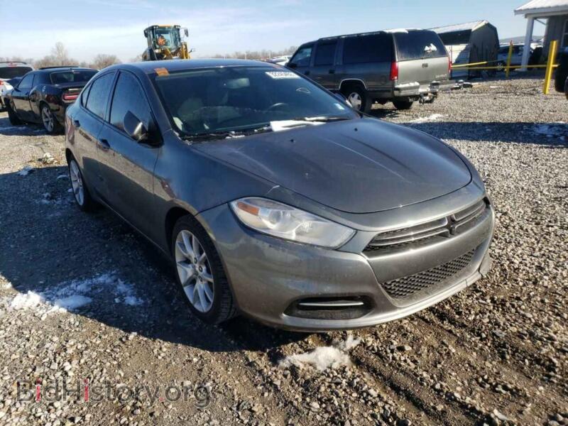 2013 Dodge DART Dart SXT (VIN 1C3CDFBH1DD707523) — photo 1 of 10, Copart, damage: front end