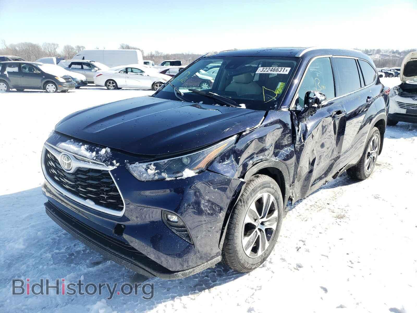 2021 TOYOTA HIGHLANDER - VIN: 5TDGZRBH2MS078536 - Фото 2