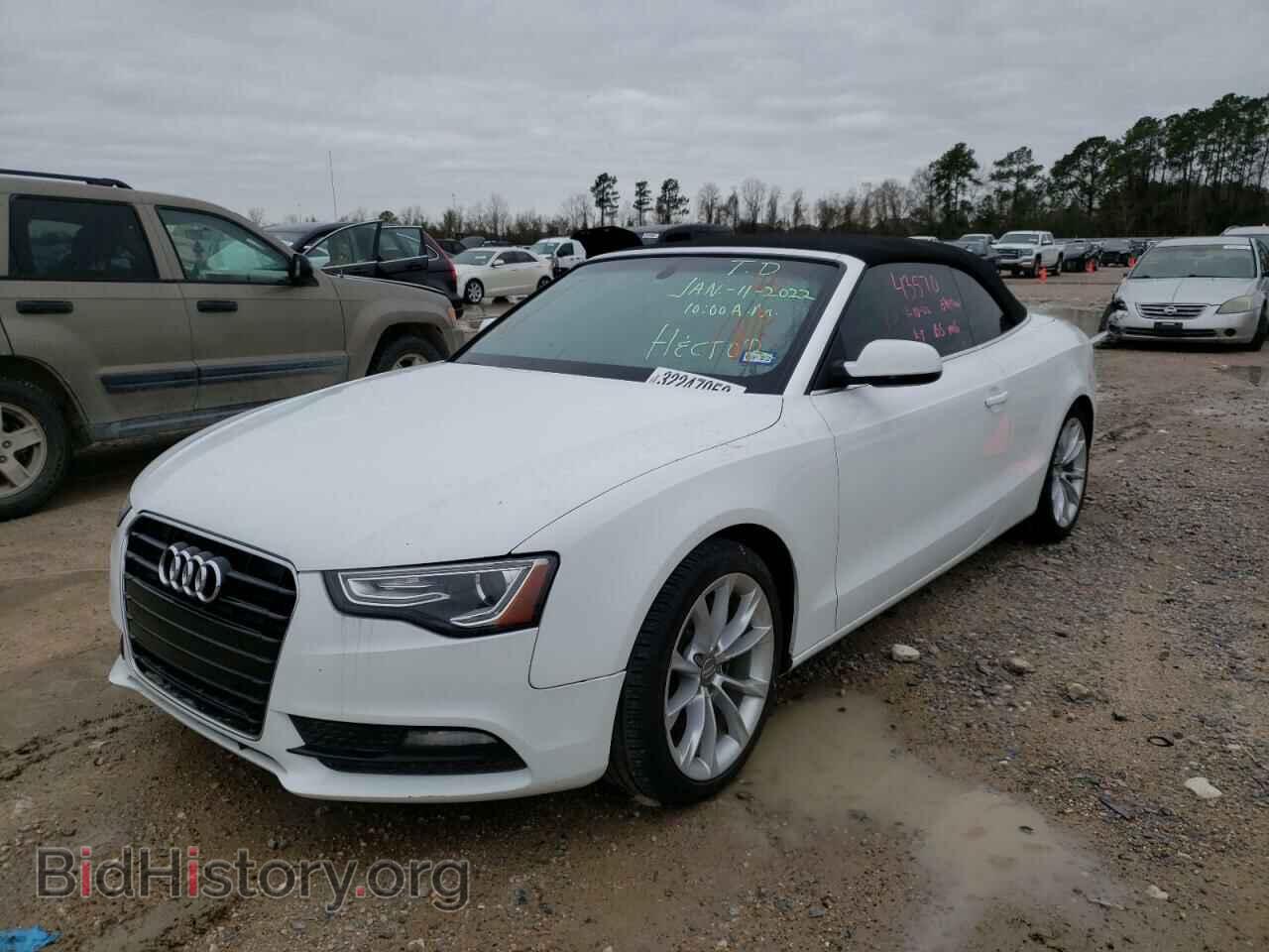 2013 AUDI A5 - VIN: WAULFAFH0DN001184 - Фото 2