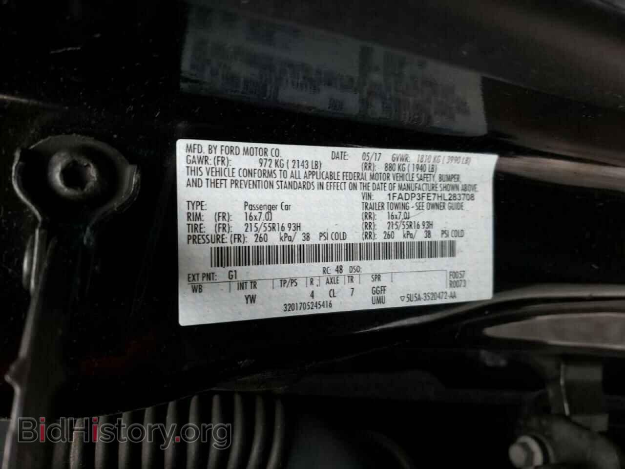 2017 FORD FOCUS - VIN: 1FADP3FE7HL283708 - Photo 10