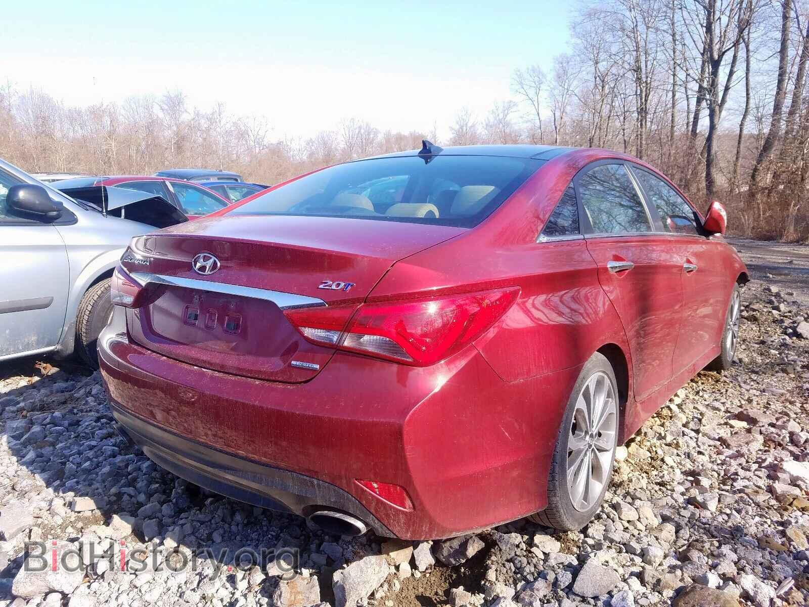 2014 HYUNDAI SONATA - VIN: 5NPEC4AB5EH855307 - Фото 4