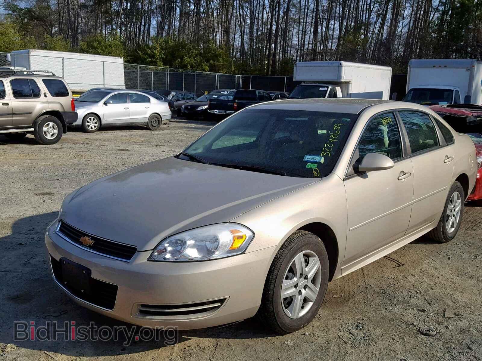 2011 CHEVROLET IMPALA - VIN: 2G1WF5EK1B1155348 - Фото 2