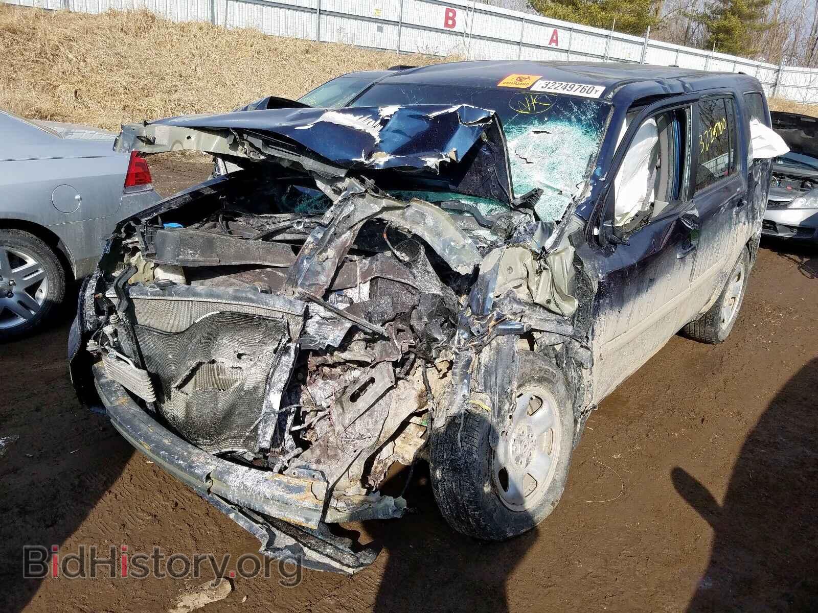 2012 HONDA PILOT - VIN: 5FNYF4H22CB013434 - Фото 2