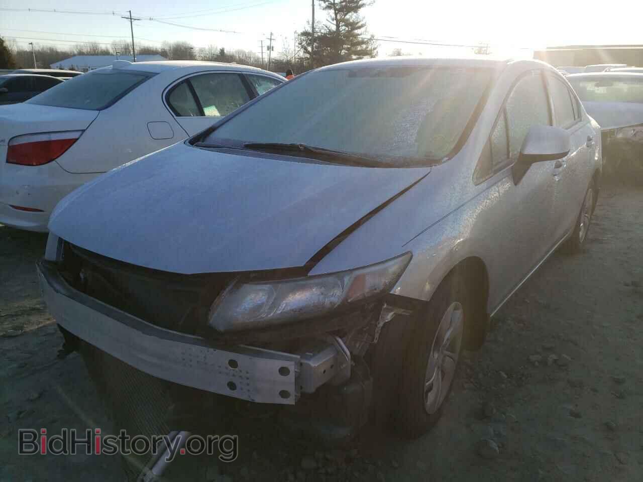 2013 HONDA CIVIC - VIN: 2HGFB2F58DH595413 - Фото 2