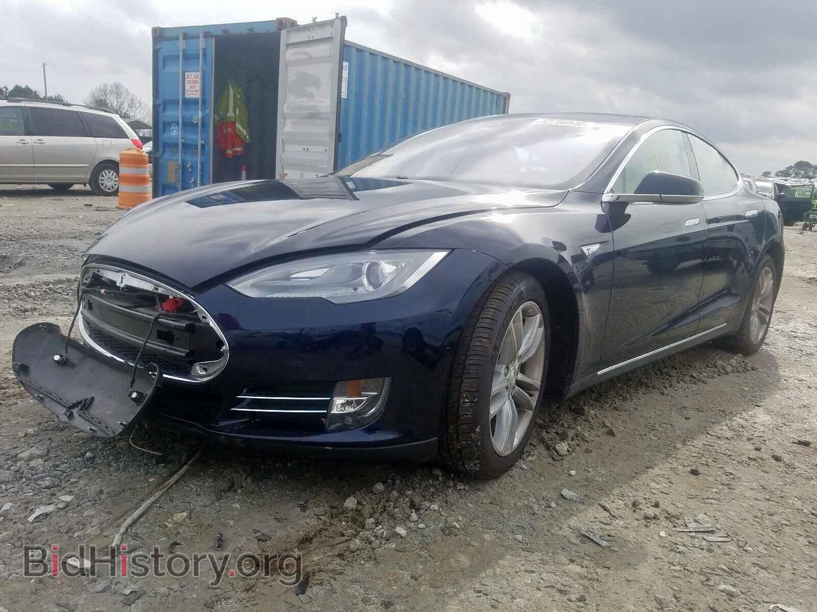 2015 TESLA MODEL S - VIN: 5YJSA1H43FF084375 - Фото 2