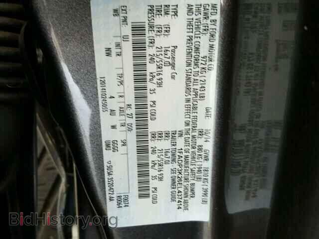 2014 FORD FOCUS - VIN: 1FADP3K26EL437414 - Фото 10