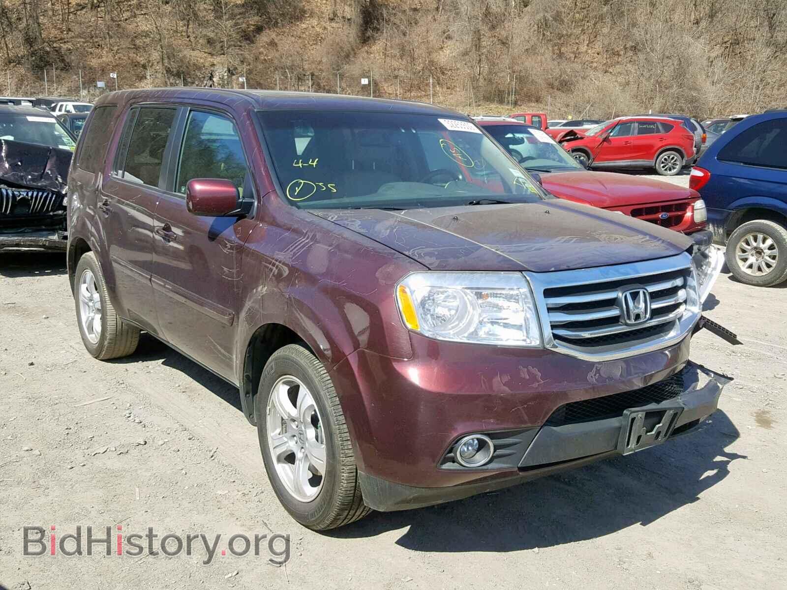Photo 5FNYF4H57CB018302 - HONDA PILOT EXL 2012