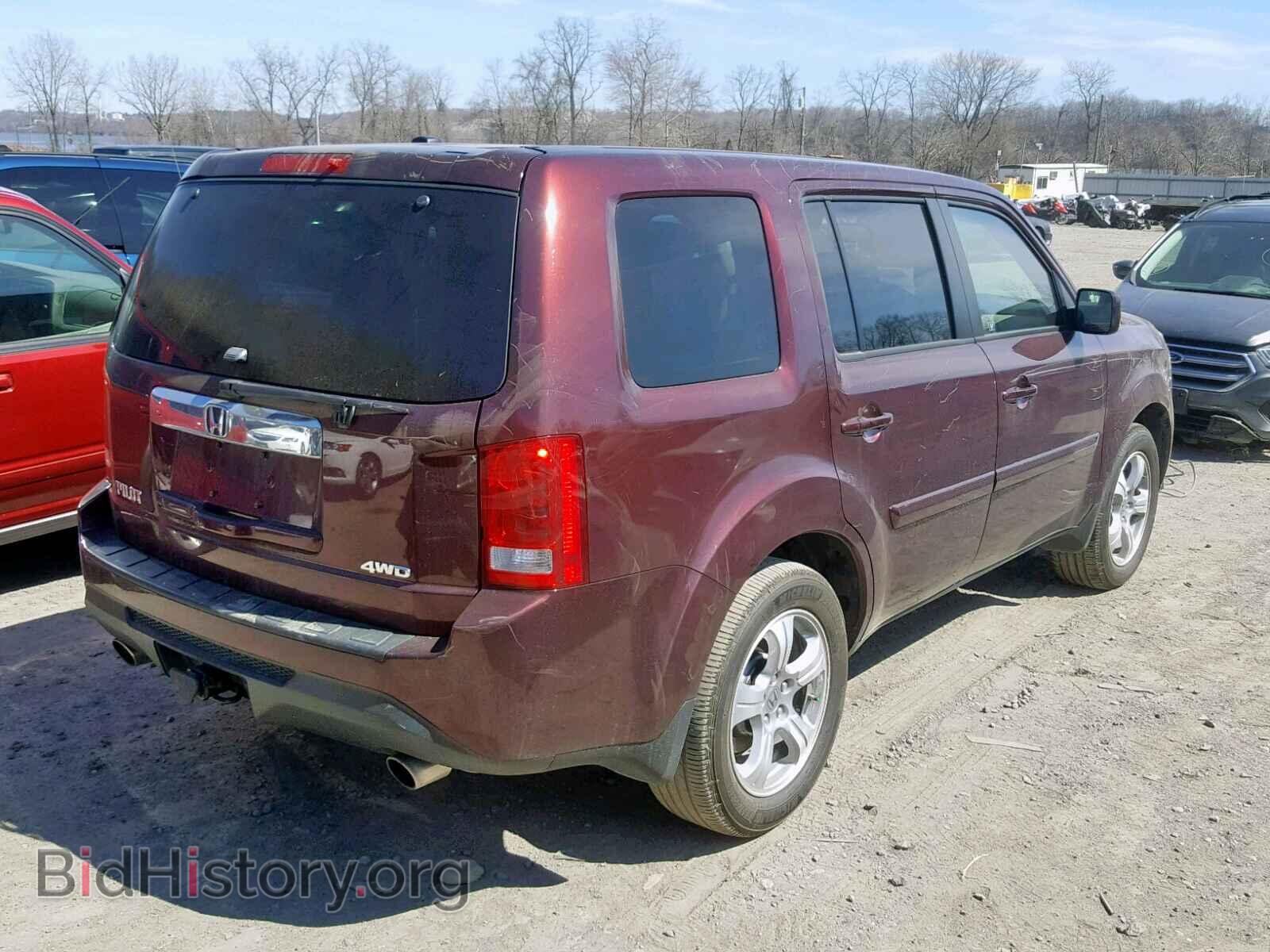 2012 HONDA PILOT EXL - VIN: 5FNYF4H57CB018302 - Фото 4