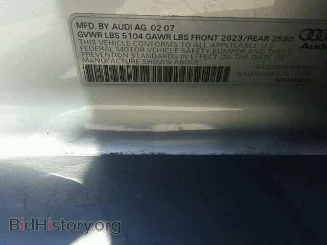 2007 AUDI A6 - VIN: WAUAH74F37N117537 - Фото 10