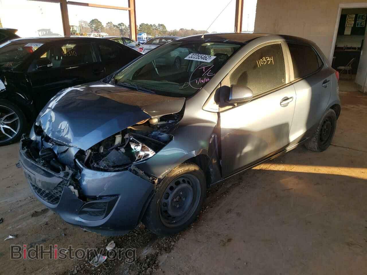 2014 MAZDA 2 - VIN: JM1DE1KY5E0172642 - Фото 2