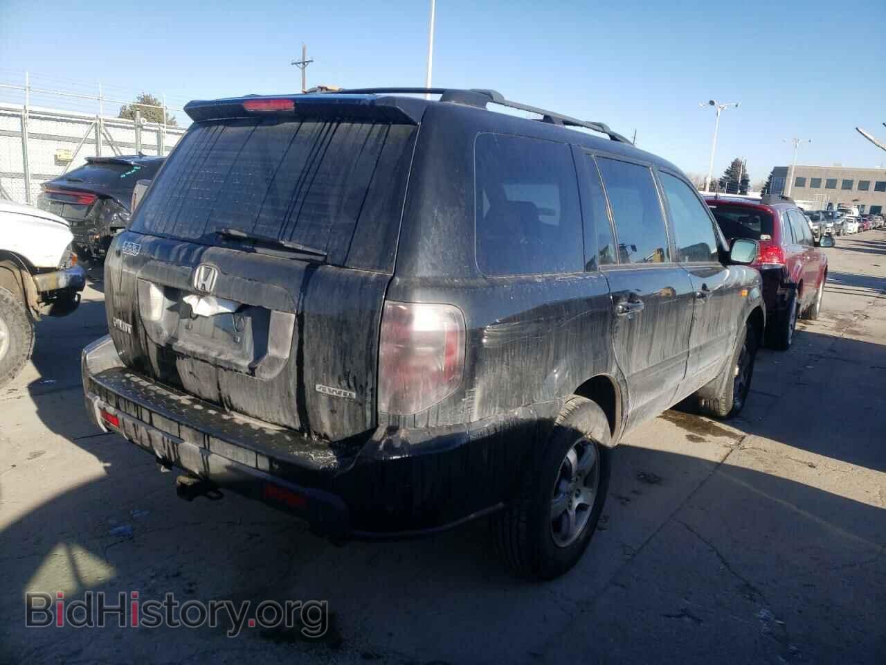 2007 HONDA PILOT - VIN: 2HKYF18587H511542 - Фото 4