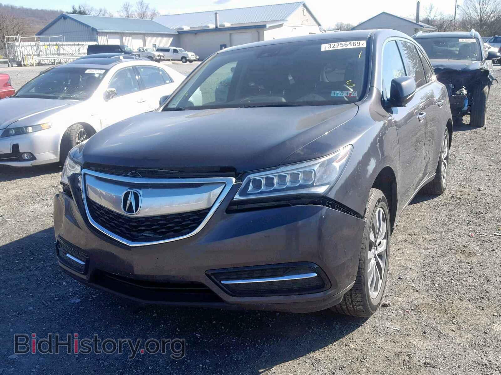 2014 ACURA MDX - VIN: 5FRYD4H45EB004252 - Фото 2