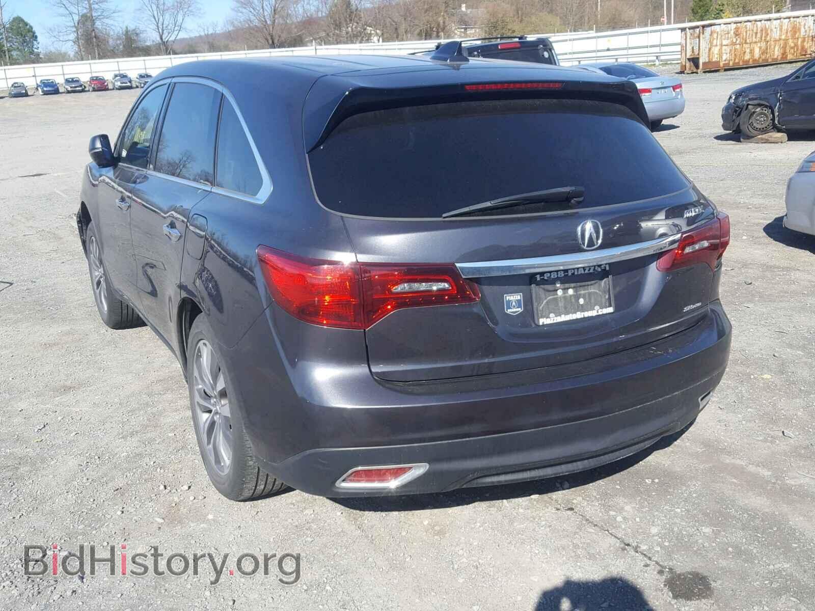 2014 ACURA MDX - VIN: 5FRYD4H45EB004252 - Фото 3