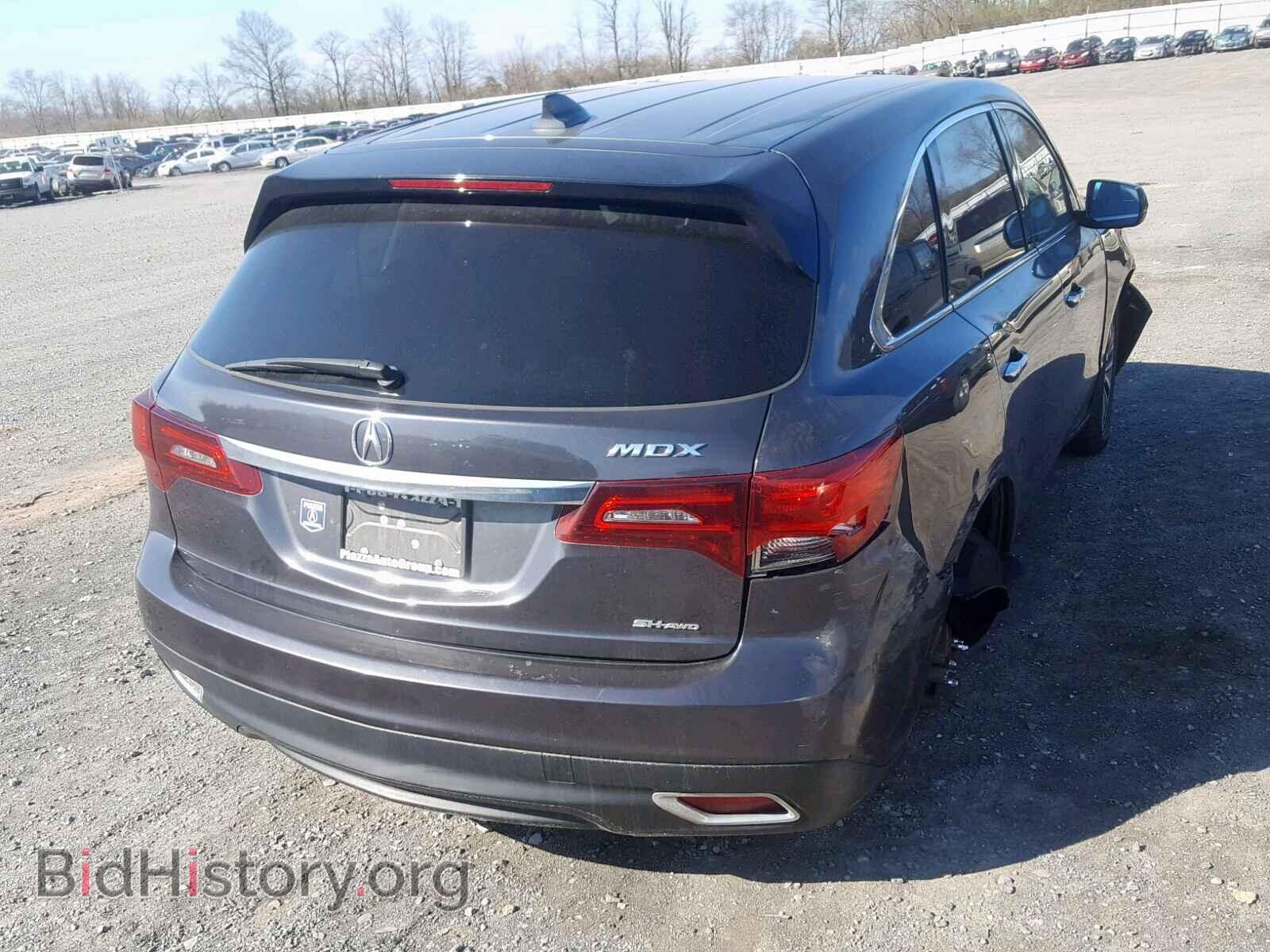 2014 ACURA MDX - VIN: 5FRYD4H45EB004252 - Фото 4