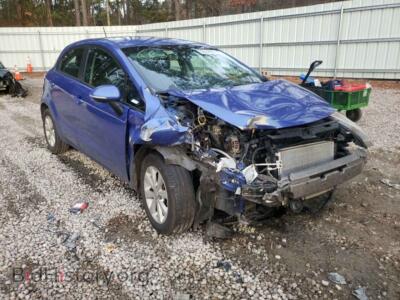 2013 Kia RIO RIO EX, blue — VIN KNADN5A33D6171785, Copart