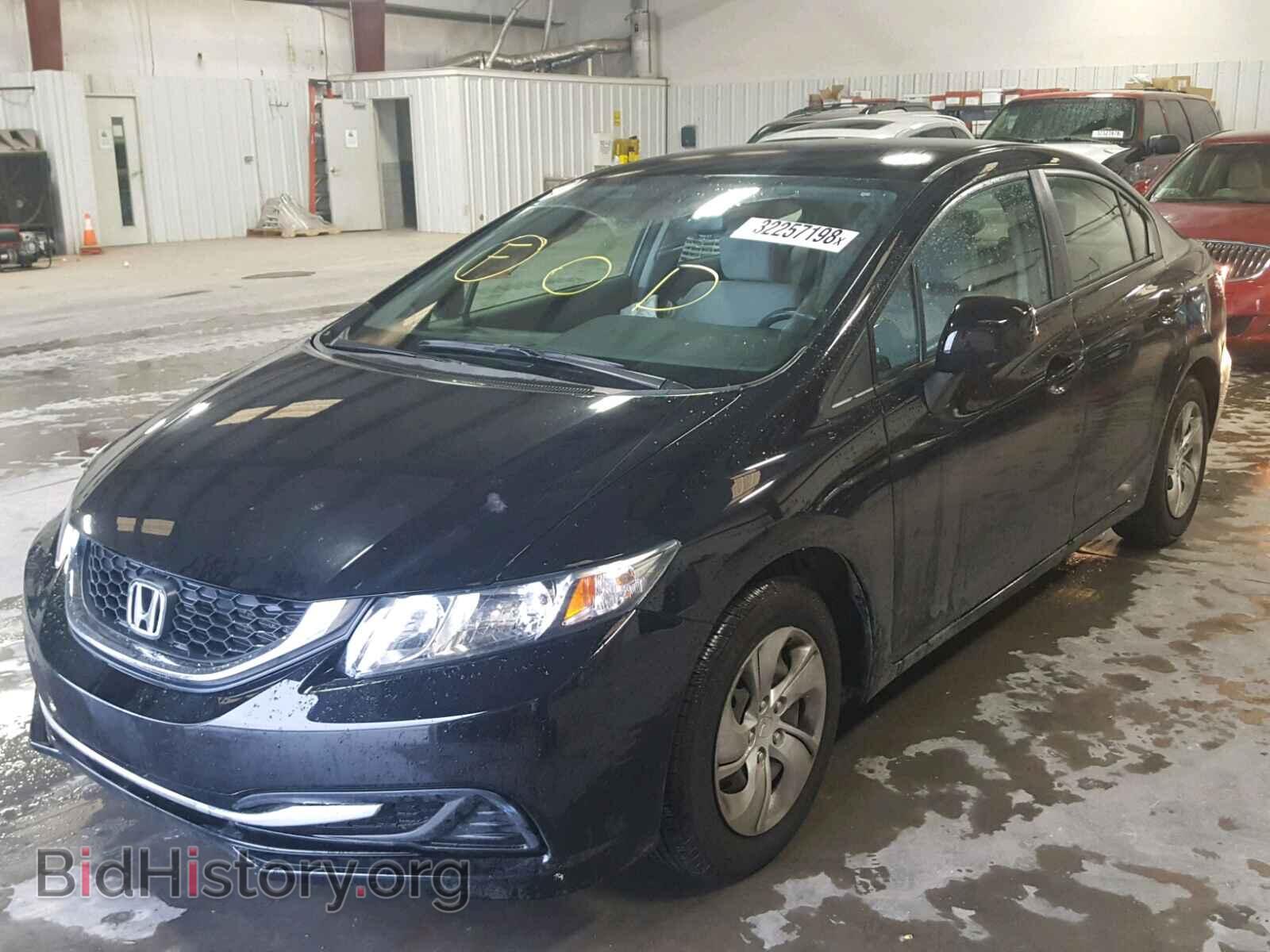 2013 HONDA CIVIC LX - VIN: 19XFB2F58DE016818 - Фото 2