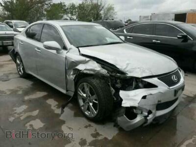 2010 Lexus IS350, silver — VIN JTHBE5C29A5025065, Copart