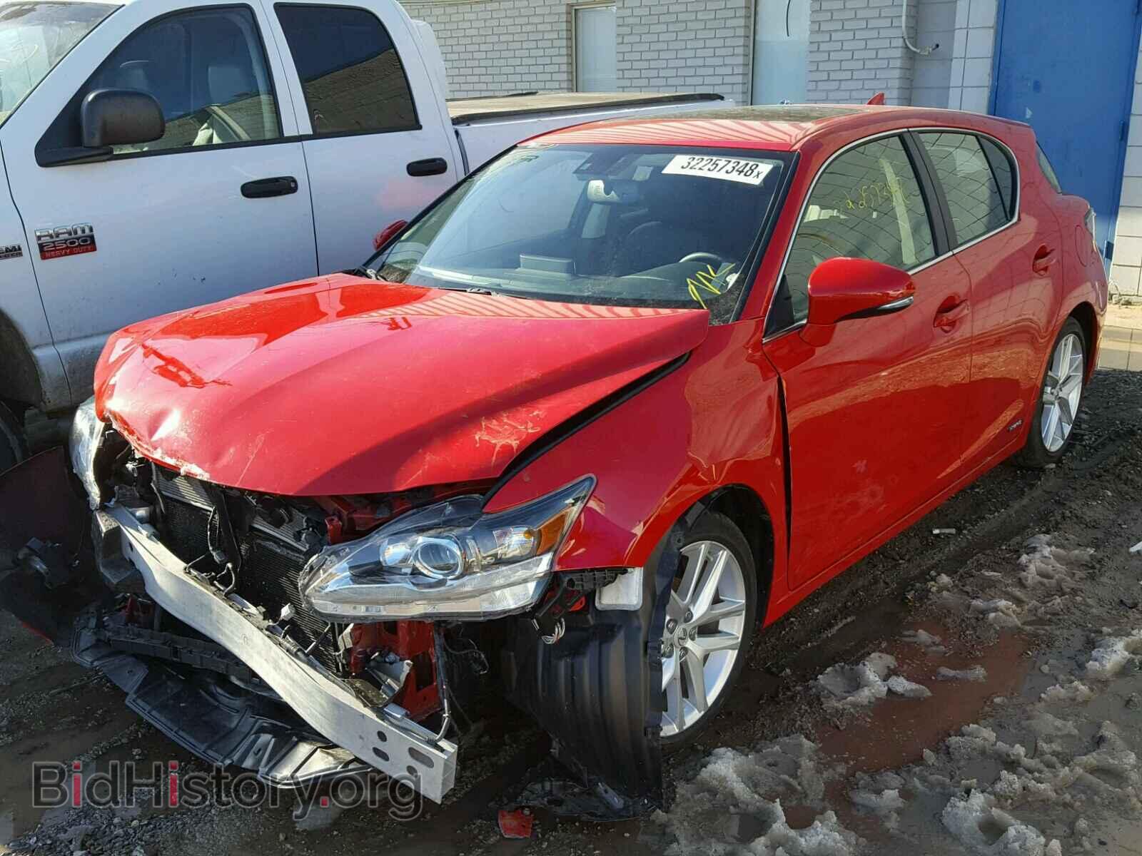 2014 LEXUS CT 200 - VIN: JTHKD5BH1E2206497 - Фото 2