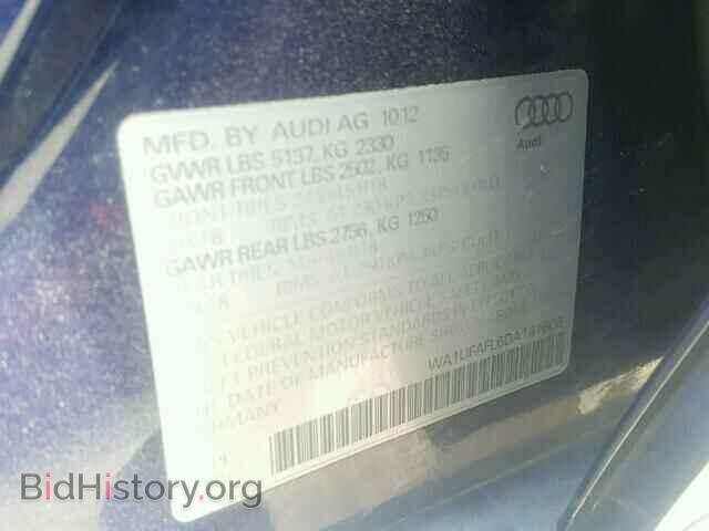 2013 AUDI A4 - VIN: WA1UFAFL6DA141608 - Фото 10
