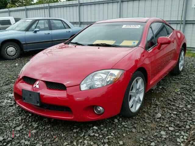 2006 MITSUBISHI ECLIPSE - VIN: 4A3AK34T26E004581 - Фото 2