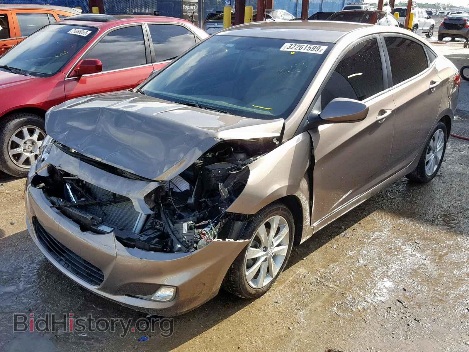 2012 HYUNDAI ACCENT - VIN: KMHCU4AE2CU125061 - Фото 2