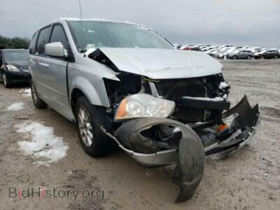 2011 Dodge GRAND CARA, серебристый — VIN 2D4RN7DG1BR696498, Copart