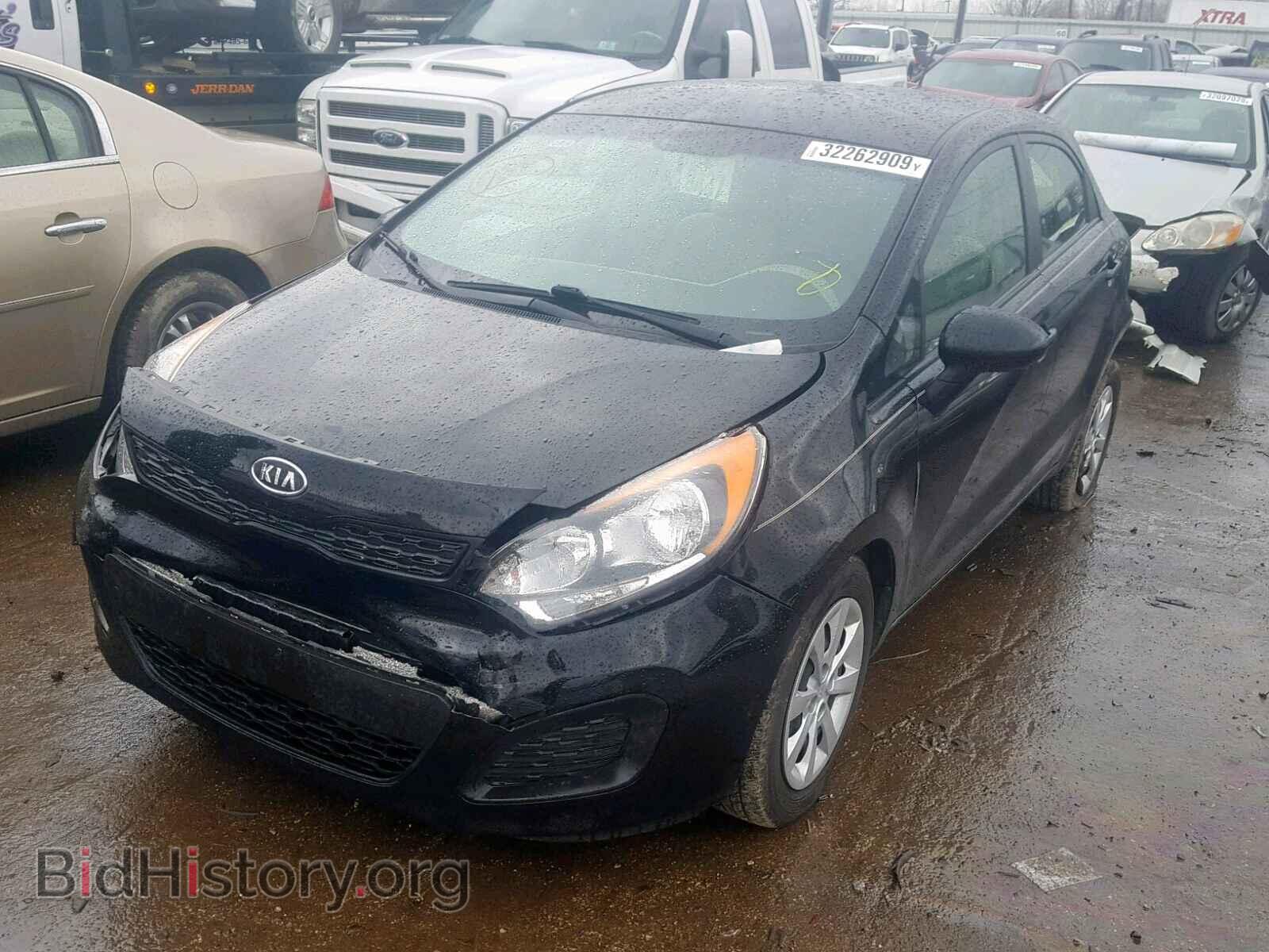 2012 KIA RIO - VIN: KNADM5A38C6066418 - Фото 2