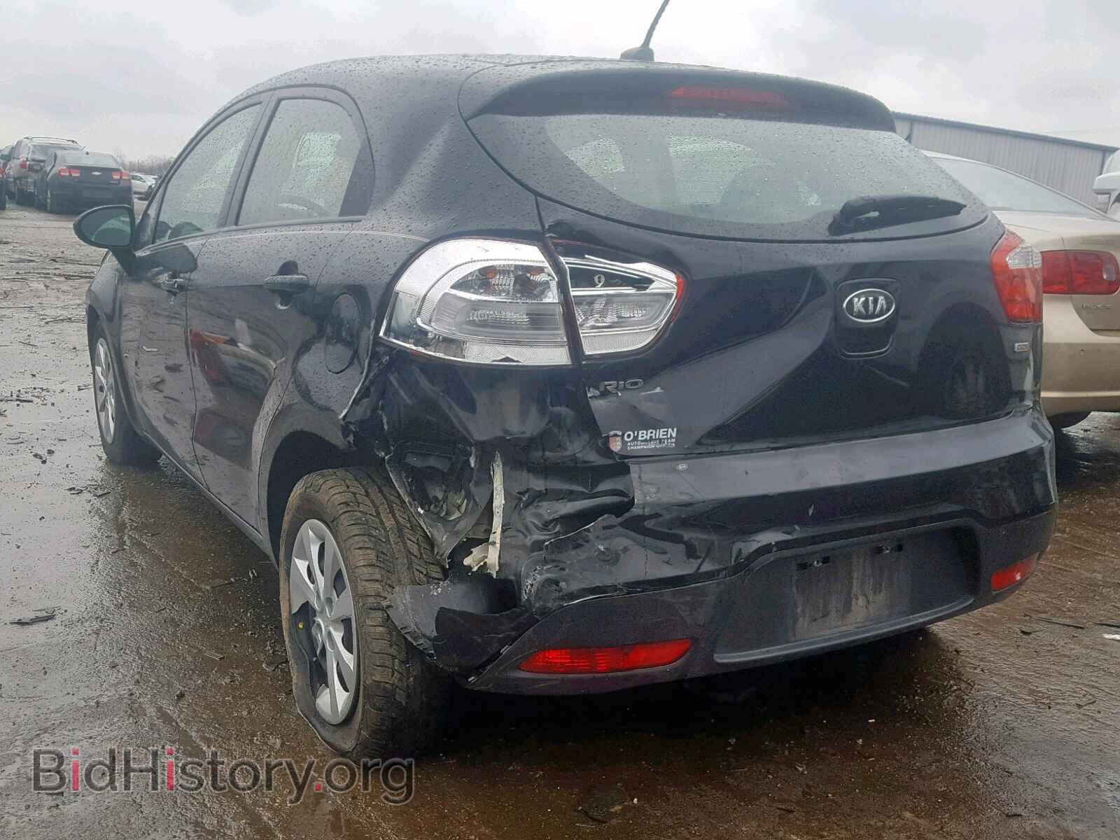 2012 KIA RIO - VIN: KNADM5A38C6066418 - Фото 3
