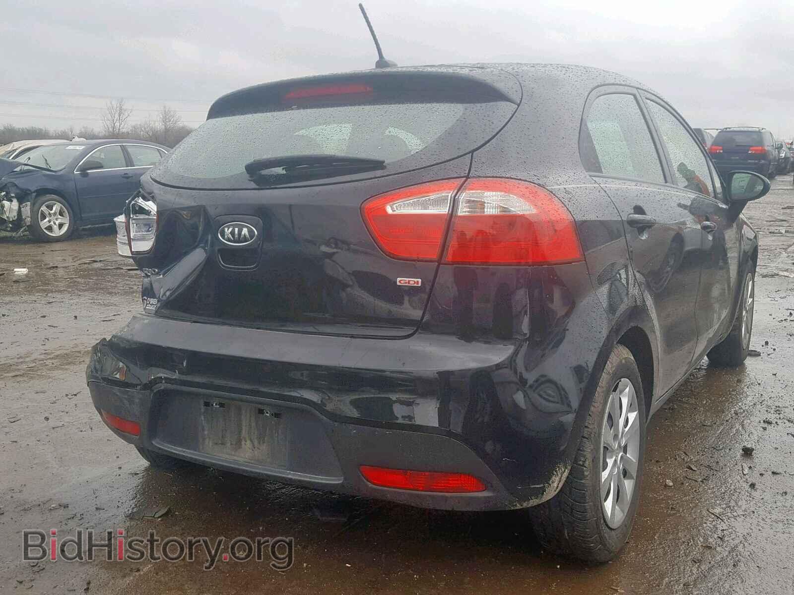 2012 KIA RIO - VIN: KNADM5A38C6066418 - Фото 4