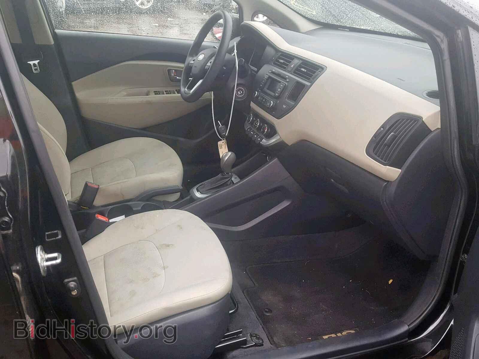 2012 KIA RIO - VIN: KNADM5A38C6066418 - Фото 5