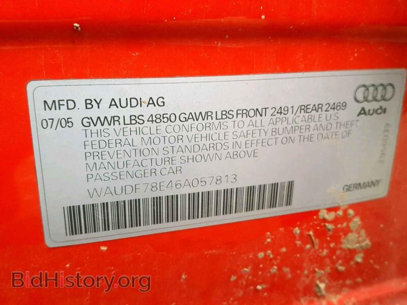 2006 Audi A4 (VIN WAUDF78E46A057813) — photo 10 of 10