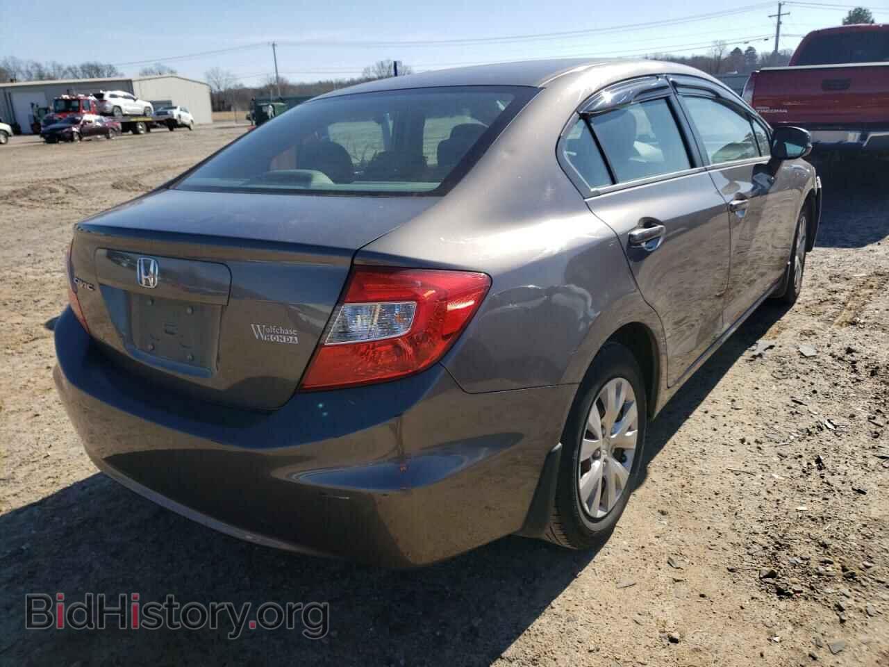2012 HONDA CIVIC - VIN: 19XFB2F58CE037960 - Фото 4