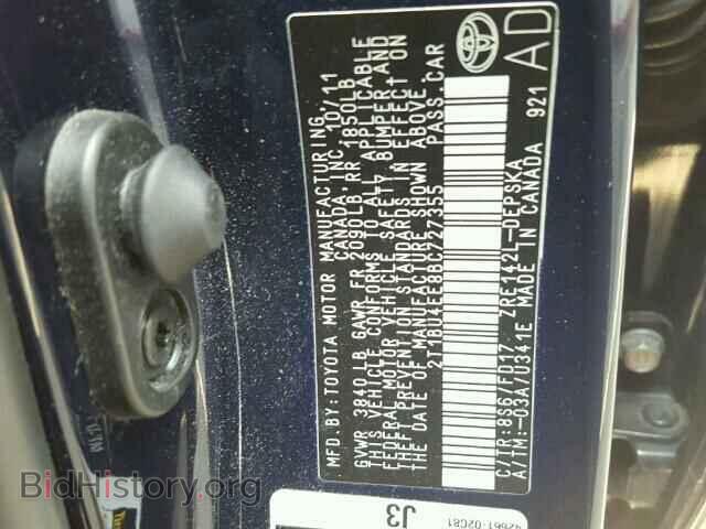 2011 TOYOTA COROLLA - VIN: 2T1BU4EE8BC727355 - Photo 10