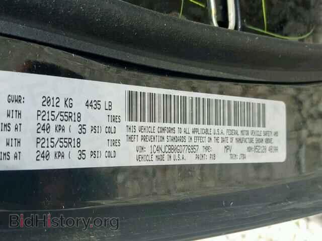 2016 JEEP COMPASS - VIN: 1C4NJCBB0GD776957 - Фото 10