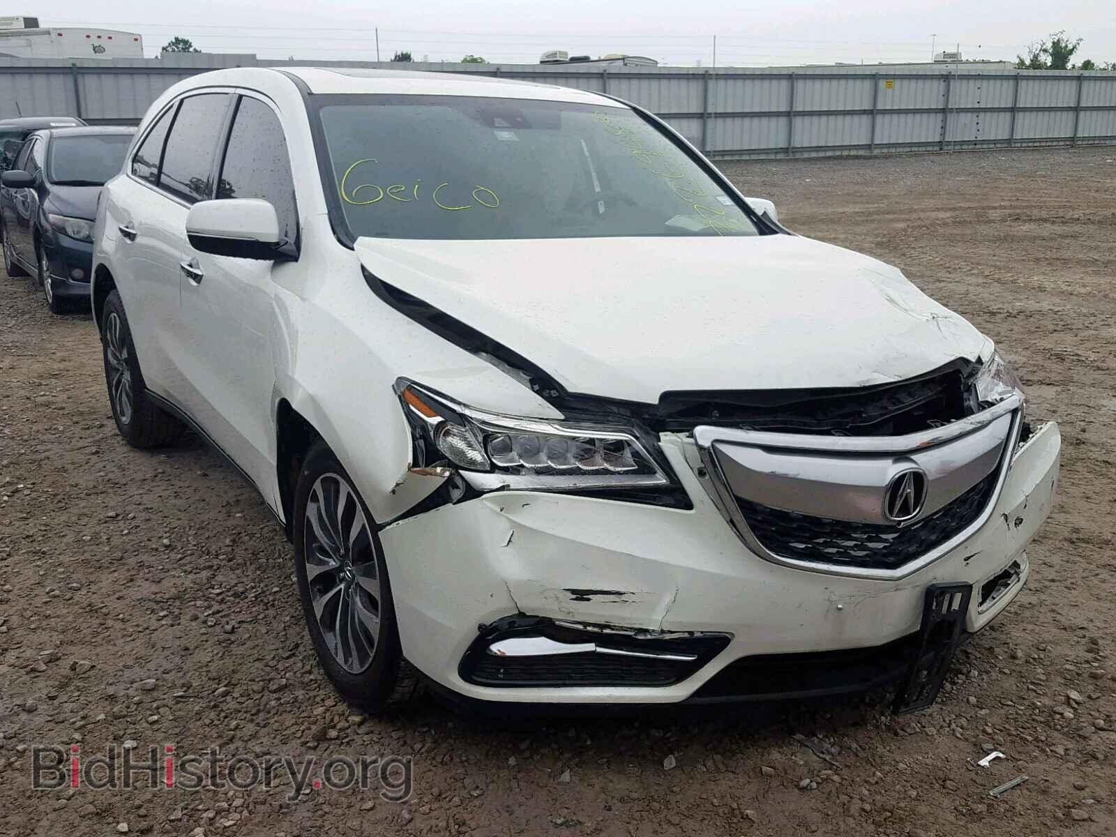 Photo 5FRYD3H61FB011518 - ACURA MDX 2015