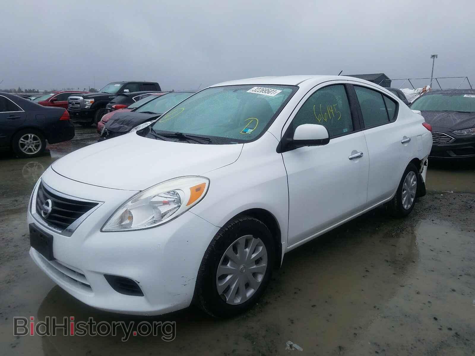 2014 NISSAN VERSA - VIN: 3N1CN7AP1EL838652 - Фото 2