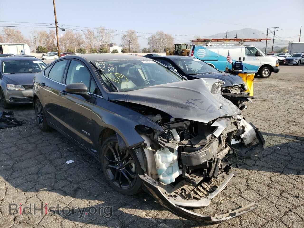 Photo 3FA6P0LU7JR249147 - FORD FUSION 2018
