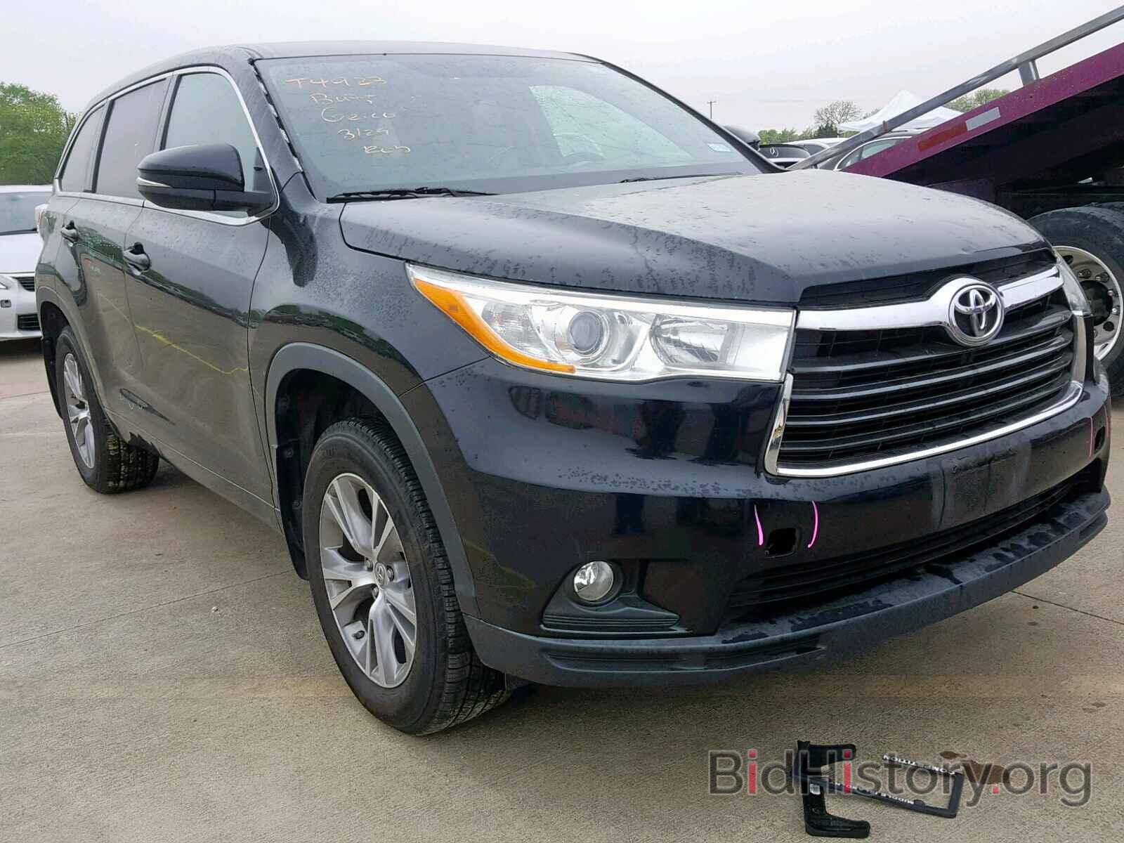 Photo 5TDBKRFH5ES028918 - TOYOTA HIGHLANDER 2014