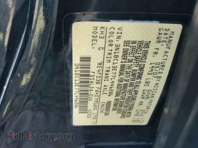 2007 NISSAN VERSA - VIN: 3N1BC13E77L446286 - Фото 10
