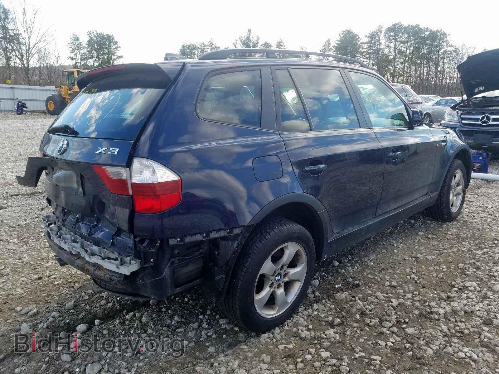 2008 BMW X3 - VIN: WBXPC93408WJ03231 - Фото 4