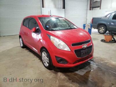 2014 Chevrolet SPARK Spark LS, red — VIN KL8CB6S93EC591154, Copart