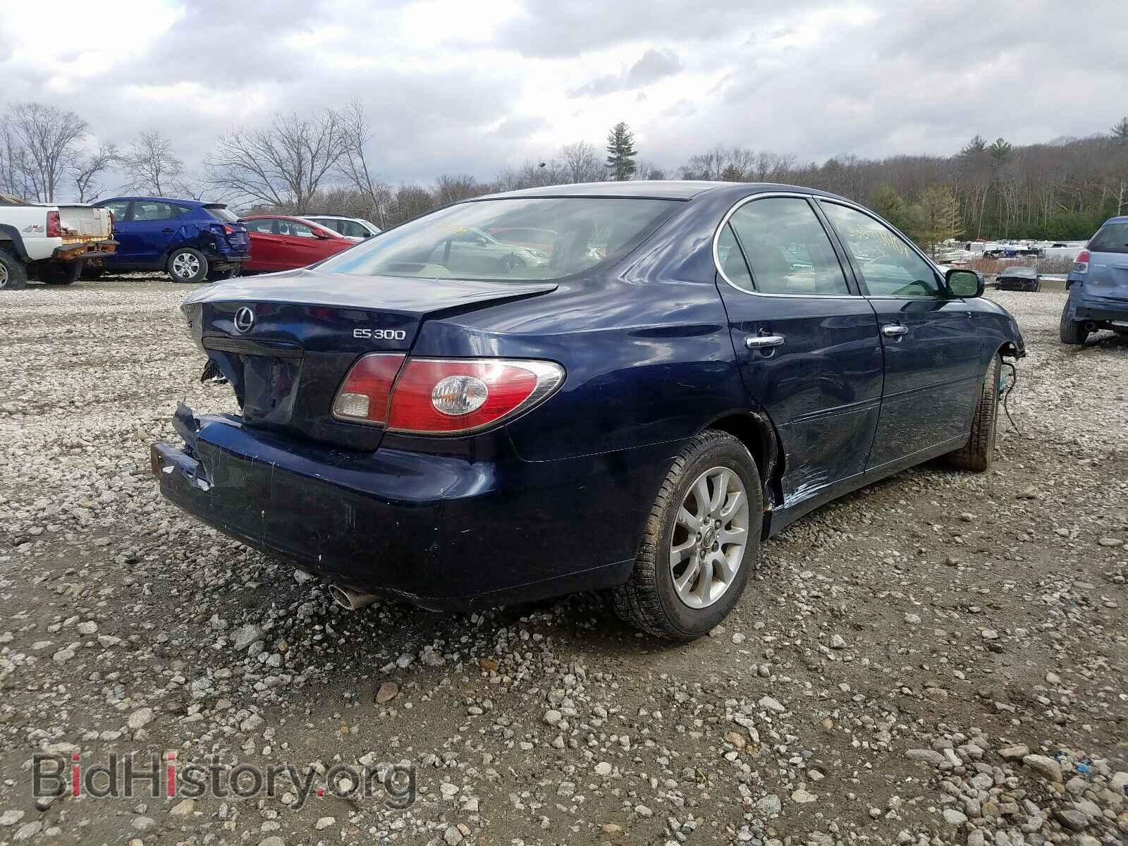 2002 LEXUS ES300 - VIN: JTHBF30G720069355 - Фото 4