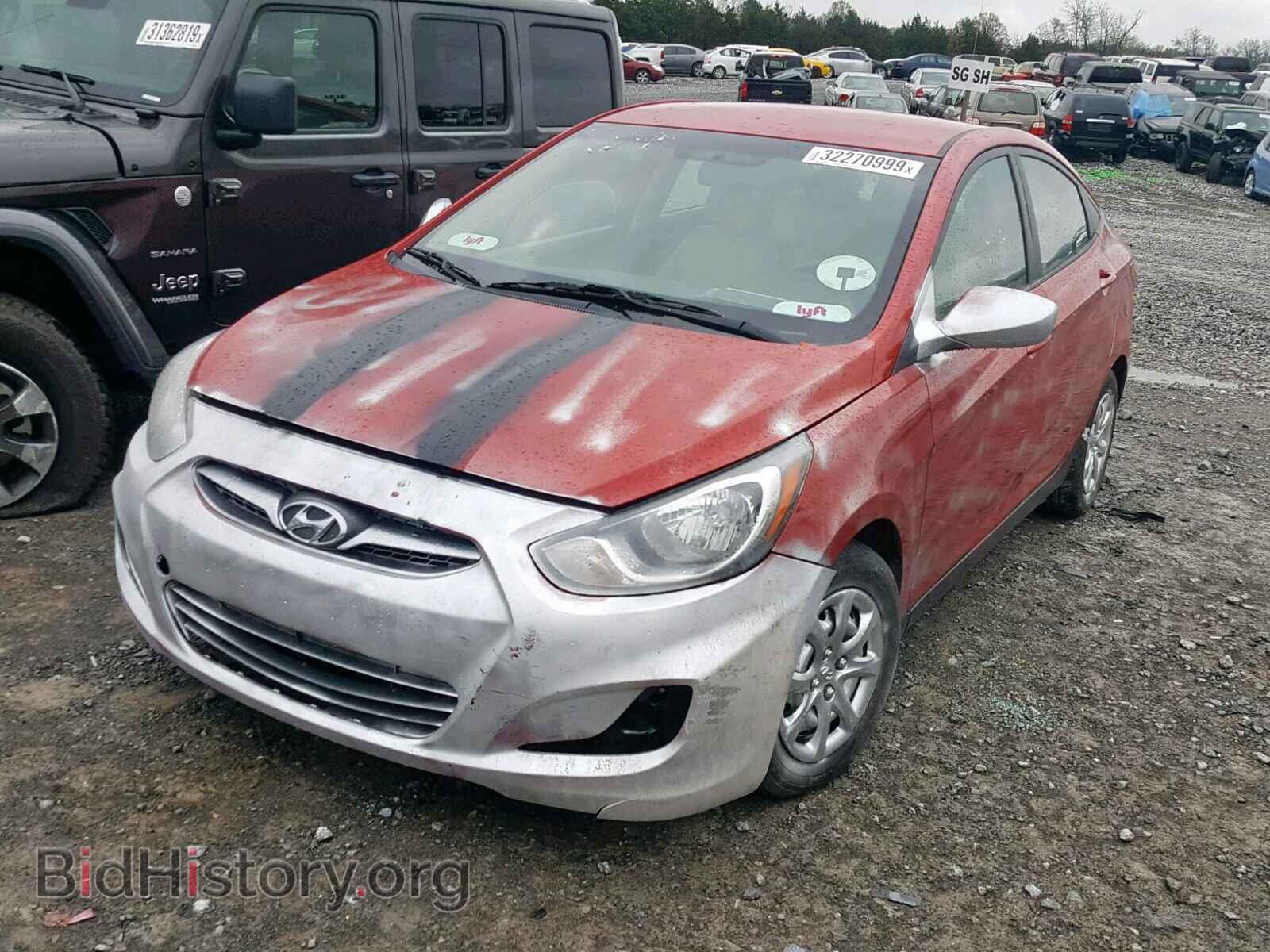 2013 HYUNDAI ACCENT - VIN: KMHCT4AE6DU444628 - Фото 2
