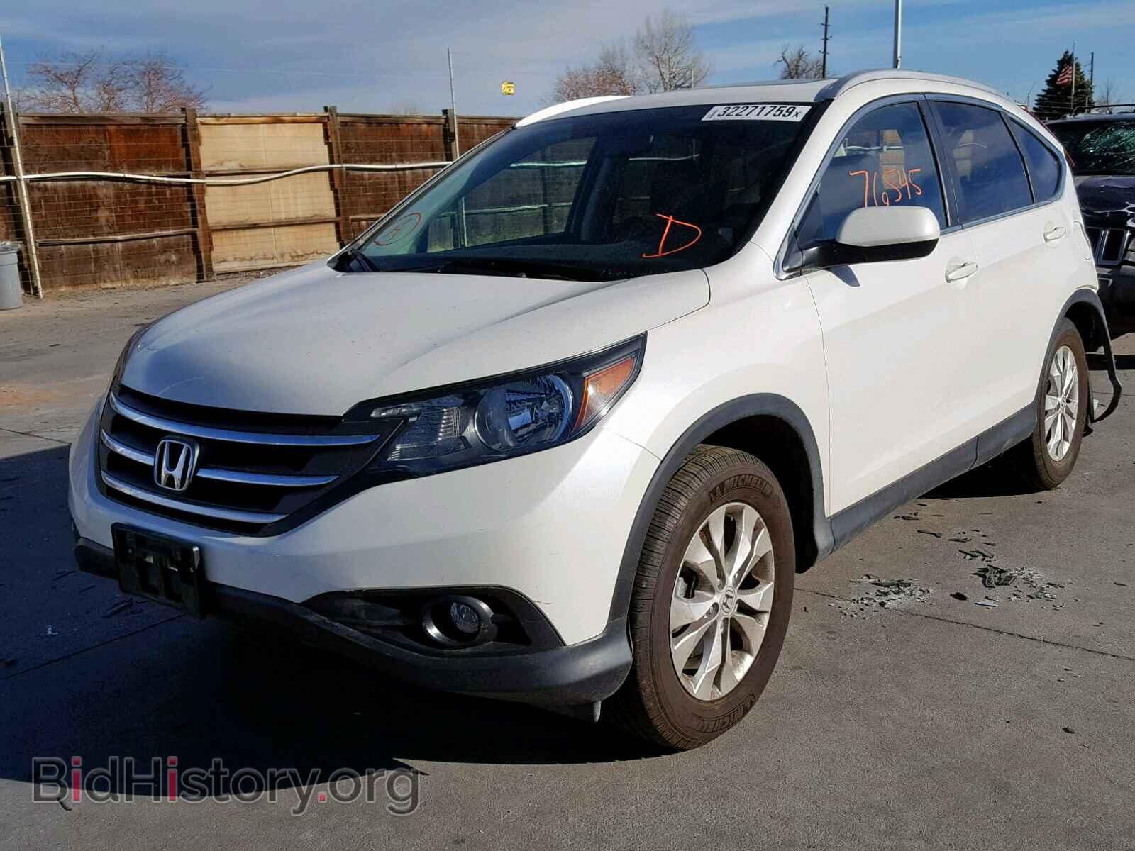 2014 HONDA CR-V EXL - VIN: 5J6RM3H71EL031224 - Фото 2